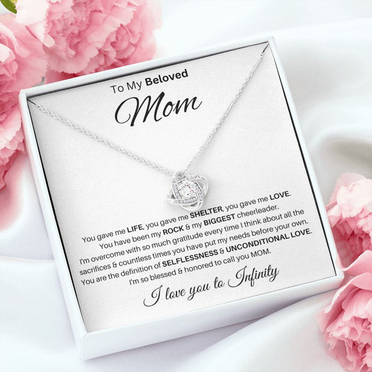 To My Beloved Mom - I Love You To Infinity